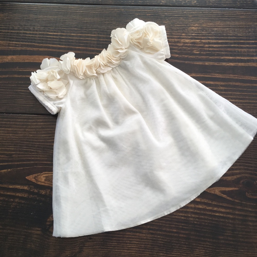 Beautiful cream Baby Gap dress